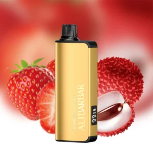Wholesale Alibarbar Ingot 9000 Puffs Strawberry Lychee