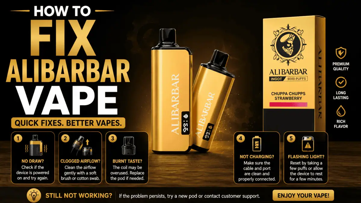 Why is My Alibarbar Vape Blinking?