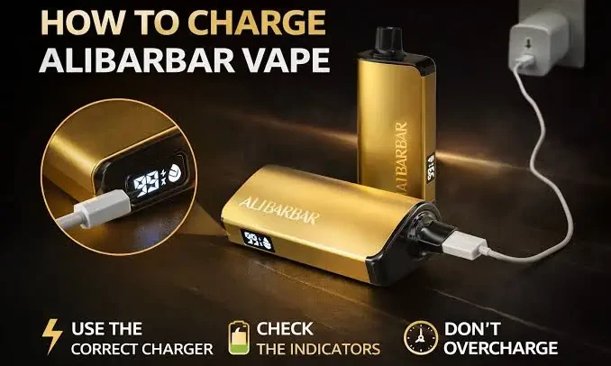 Alibarbar Vape How to Charge